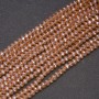Beads Czech Crystal Champagne Rondelle