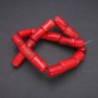 Cylinder Coral Beads, Diameter 15x23 mm, Weight per Strand approx. 240 g (Price per 100 g)