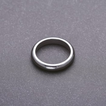 Hematite Ring, Smooth, 4 mm Thick, Sizes 16, 17, 18, 19, 20, 21, 22