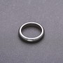 Hematite Ring, Smooth, 4 mm Thick, Sizes 16, 17, 18, 19, 20, 21, 22