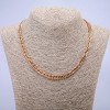 Xuping Chain with 18K Gold Plating, 6mm Thick, 46cm Long