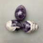 Amethyst decorative egg, diameter 40x30mm+