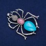 Ant Brooch in Silver-Toned Metal 72x57mm +