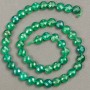 Strand of faceted agate coin beads, 8×5 mm, length 39 cm +