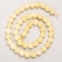 Citrine beads natural stone faceted round bead on a string, diameter 8mm+-, length 37cm +