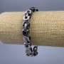 CLEARANCE! Silver-tone chain bracelet, 9mm thick, 20cm long +