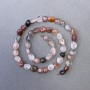 Hairy Rutile Quartz Beads, Natural Stone, Faceted, 7×9 mm, Length 40 cm+