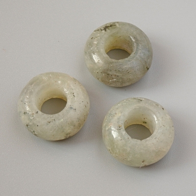Намистина Пандора Лабрадор натуральний камінь, діаметр 14х7мм, діаметр отвору-5,8мм+-