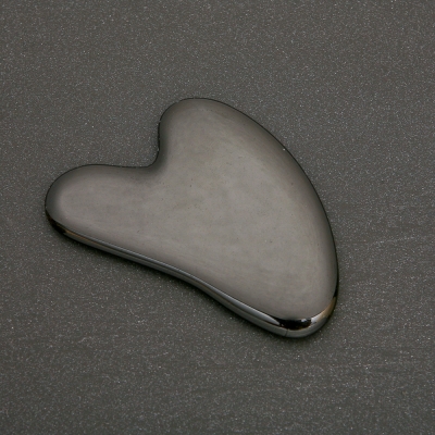 Масажер-скребок ГуаШа з натурального каменю Агат 5,5х8см