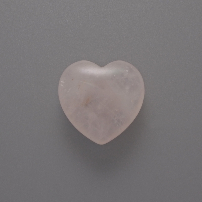 Сувенірний камінь Серце з Рожевого кварцу, діаметр 25х25х12мм+-