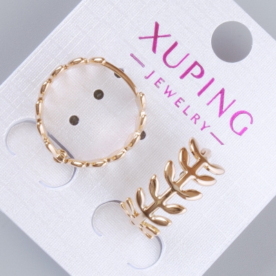 Сережки Xuping, діаметр 18х8мм+-, позолота 18К