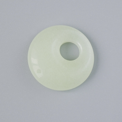 Підвіска пончик (бублик) Онікс натуральний камінь, діаметр 18х5мм+-, діаметр отвору 5мм+-
