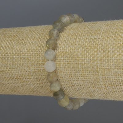 Браслет Лабрадор гладка кулька, діаметр 7мм+-, довжина 18см стрейч Браслет Лабрадор гладка кулька, діаметр 7мм+-, довжина 18см стрейч