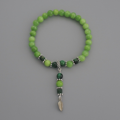 Браслет акрил гладка кулька, діаметр 6мм+-Котяче Око кулька 5мм+- кубик 4мм+-, довжина 18см+ Браслет акрил гладка кулька, діаметр 6мм+-Котяче Око кулька 5мм+- кубик 4мм+-, довжина 18см+