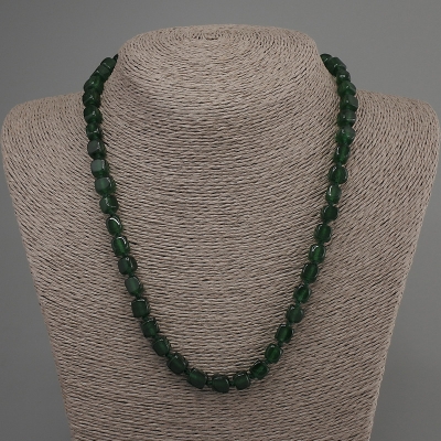 Намисто Хризопраз кубик, діаметр 7мм+-, довжина 50мм+- з замочком Намисто Хризопраз кубик, діаметр 7мм+-, довжина 50мм+- з замочком