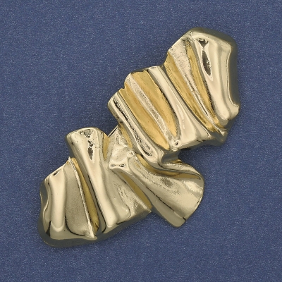 Брошка Акцент золотистий метал 65х36мм+