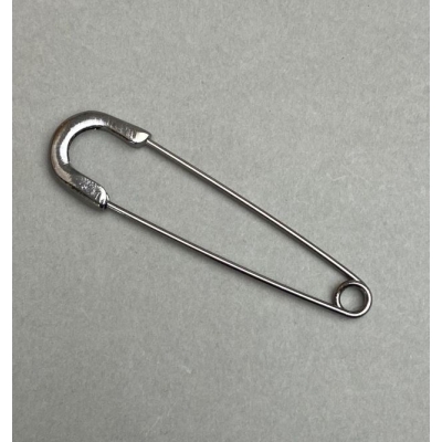 Брошка Шпилька 20х77мм+- колір металу темна сталь