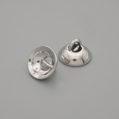 Ціна за 1 шт. Фурнітура наконечник -капелюшок для намистини колір металу срібло, діаметр 8х1мм+- отвір, діаметр 1, 8мм+ Ціна за 1 шт. Фурнітура наконечник -капелюшок для намистини колір металу срібло, діаметр 8х1мм+- отвір, діаметр 1, 8мм+