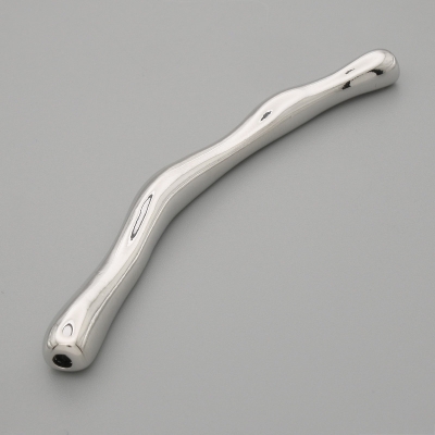 Фурнітура намистина вставка Гілочка колір металу срібло, діаметр 62х5, 5мм+- отвір, діаметр 1, 8мм+- за 1шт