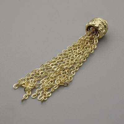 Підвіска Ланцюжки золотистий метал, діаметр 7, 5мм+-, довжина 50мм+