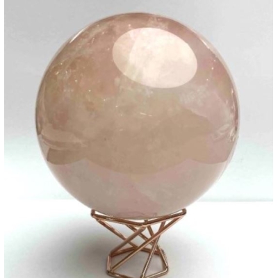 Куля сувенірна Рожевий Кварц вага 1530 грам ціна за шт
