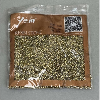 Стрази камінці колір сірий, діаметр 2мм+- уп. /45гр (+ -)