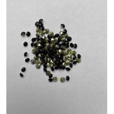 Стрази камінці колір чорний, діаметр 3 (+ -) мм уп. / 4 г. (+ -)