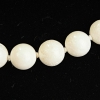 Намисто білий Корал губчастий, кулька 12 мм, довжина 47,5см