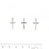 Фурнітура підвіска хрест розп'яття, довжина 18мм d1-1,5 мм колір срібло фас. 20 гр. + -35 шт.