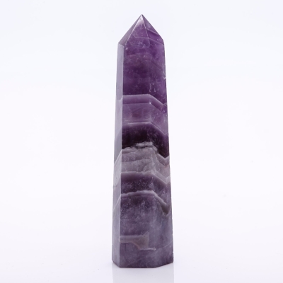 Кристал багатогранник "олівець" сувенір натуральний камінь Аметист асорті (ціна за 100 грам)
