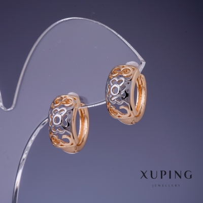 Сережки Xuping 8х15мм "позолота 18К"