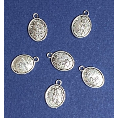 Фурнітура підвіска Св. Мартін, діаметр 12х18мм, діаметр in-1, 8мм фас. 20гр. + - 18шт