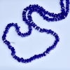 Намистини кришталеві в стилі "Сваровські" сині ультрамарин з дзеркальним напиленням, діаметр 6х4мм нитка, довжина 50см