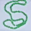 Намистини кришталеві в стилі "Сваровські" світло зелені з напиленням світлий "бензин", діаметр 6х4мм нитка, довжина 50см