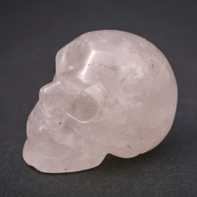 Сувенір із натурального каменю Кришталь череп "Йорик" 38х49х34(+-)мм