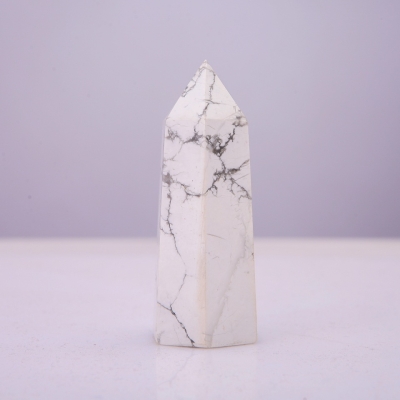 Кристал багатогранник "олівець" сувенір натуральний камінь Кахолонг асорті (ціна за 100 грам) вага від 70 г.