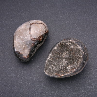 Сувенірний камінь інтер'єрний Септарія галтівка ціна за 100 грам (вага від 200г)