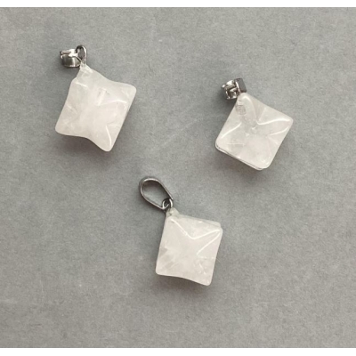 Кулон Меркаба Гірський Кристал 10х10мм