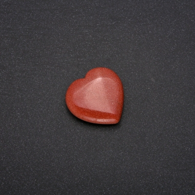 Сувенірний камінь Авантюрин Золотий Пісок у формі Серця 30х30х10(+-)мм