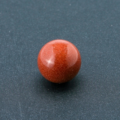 Сувенірна куля з натурального каменю Авантюрин "Золотий пісок", діаметр 20мм+-
