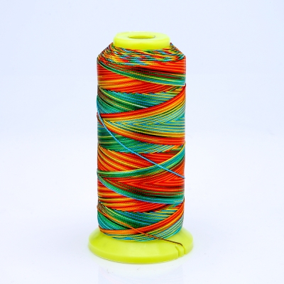 Нитка бобіна Райдужна, діаметр 0. 9 мм капронова для рукоділля 300м