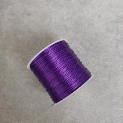 Фурнітура гумка для рукоділля бобіна Фіолетовий, довжина 30м +
