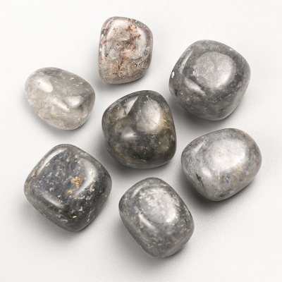 Сувенірний натуральний камінь Лабрадор галтування 22х19мм( +-) фасовка 100гр