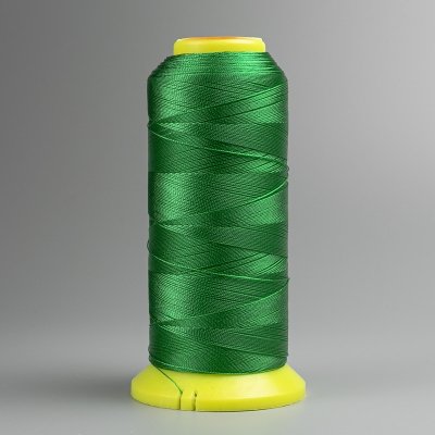 Нитка бобіна Зелений, діаметр 0.9мм капронова для рукоділля 300м