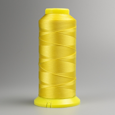 Нитка бобіна Жовтий, діаметр 0.3мм капронова для рукоділля 300м