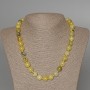 Yellow Turquoise Beads smooth round 10mm diameter, length 50cm