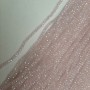 Beads Czech Crystal pink transparent faceted rondelle with 'oil slick' tint, diameter 3.5×3 mm ±, length 39 mm ± on a strand