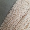 Milk-White Faceted Czech Crystal Czech Glass Beads, rondelle, 3x2.5 mm, 40 mm thread length