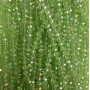 Czech Crystal Salad Beads with Faceted Rondelle with Petrol Coating, 6x5mm, ~42mm Length on Thread