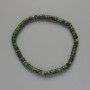 Bracelet Zoisite natural stone washer, diameter 4.5×2.5mm±, length 18cm± (stretch)